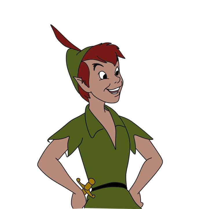 Peter Pan piirustus