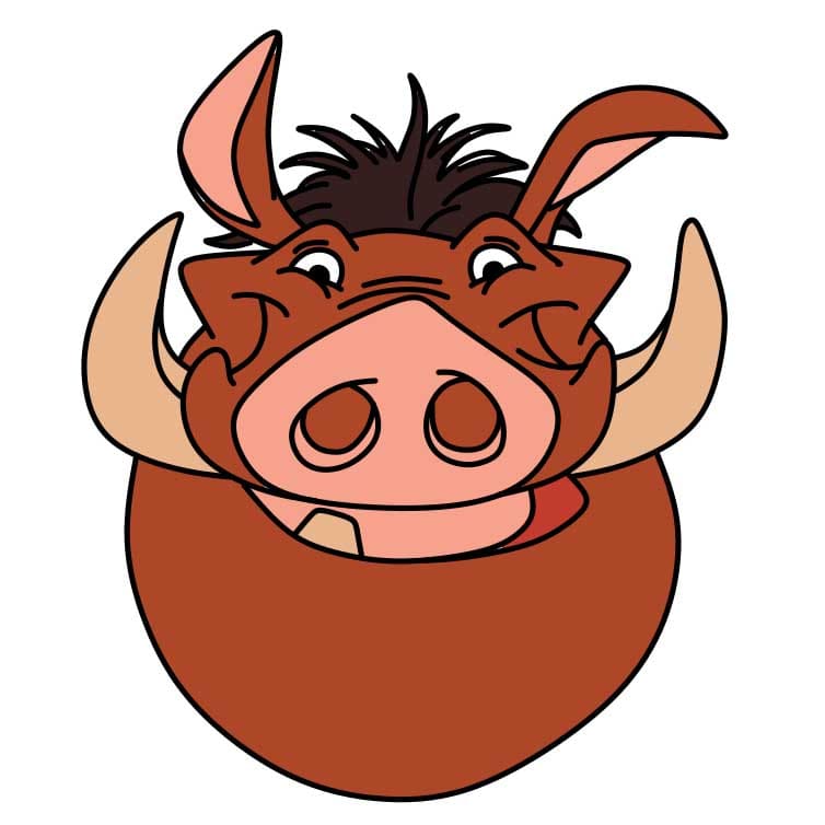 How-to-Draw-Pumbaa-Step-8-3 piirustus