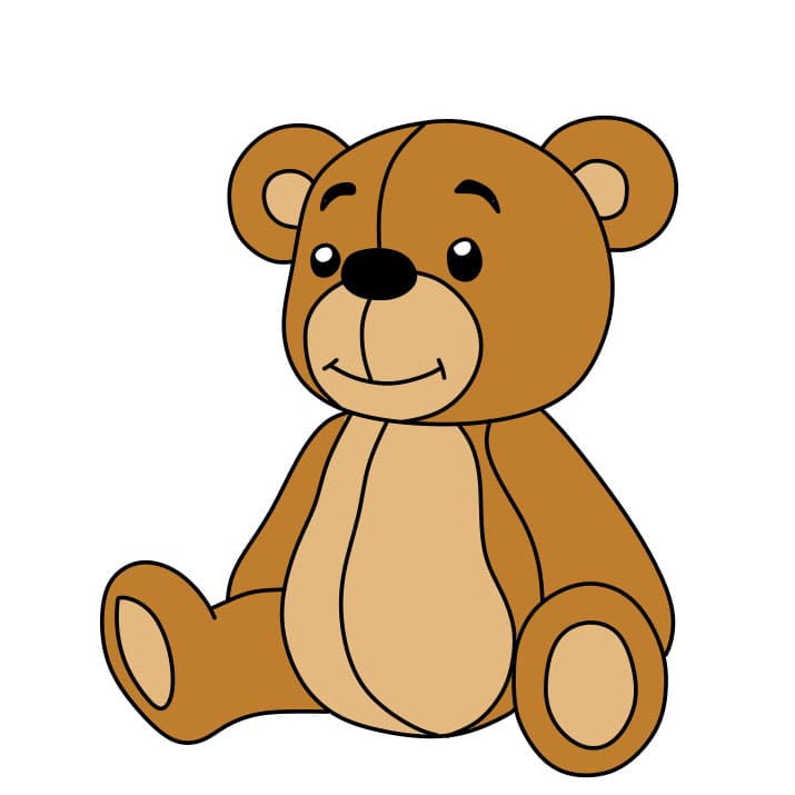 How-to-draw-a-teddy-bear-Step-8-2 piirustus