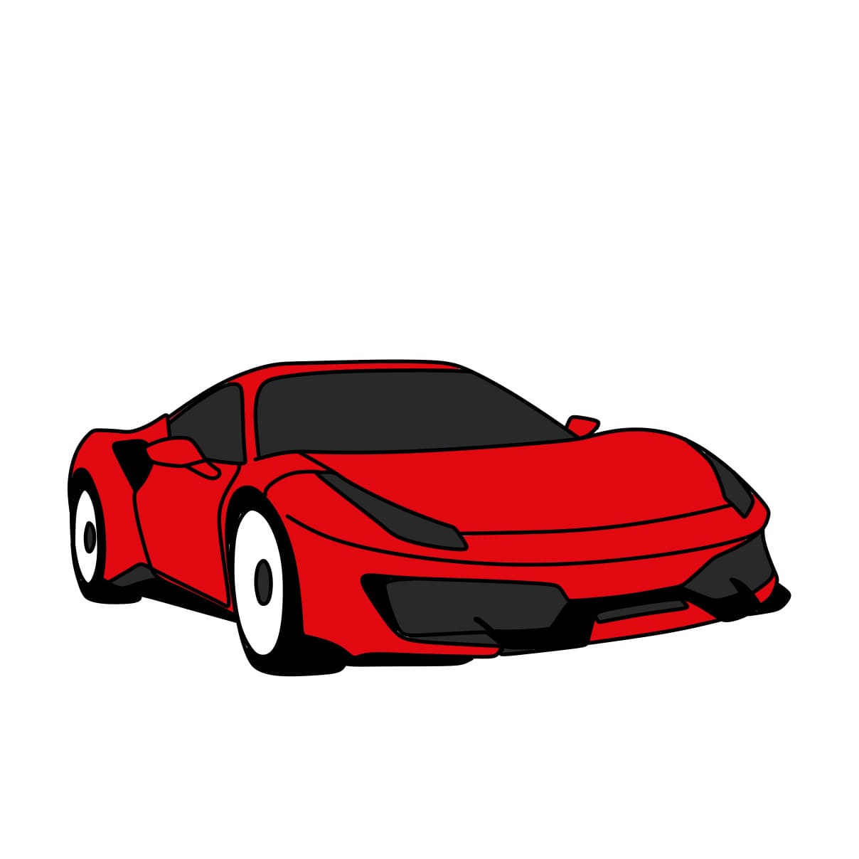 How-to-Draw-Ferrari-Step-5-6 piirustus