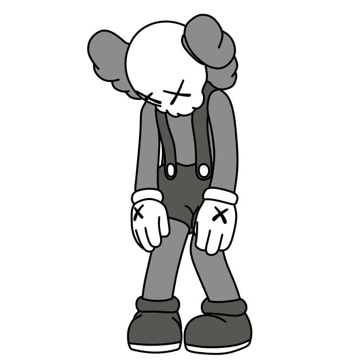 How-to-Draw-Kaws-Character-Step-8-5 piirustus