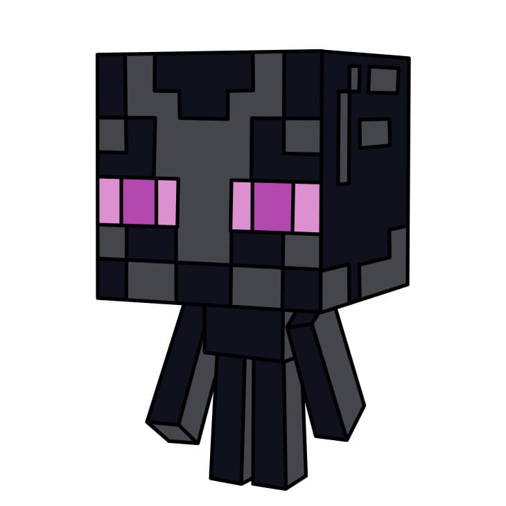 Enderman piirustus