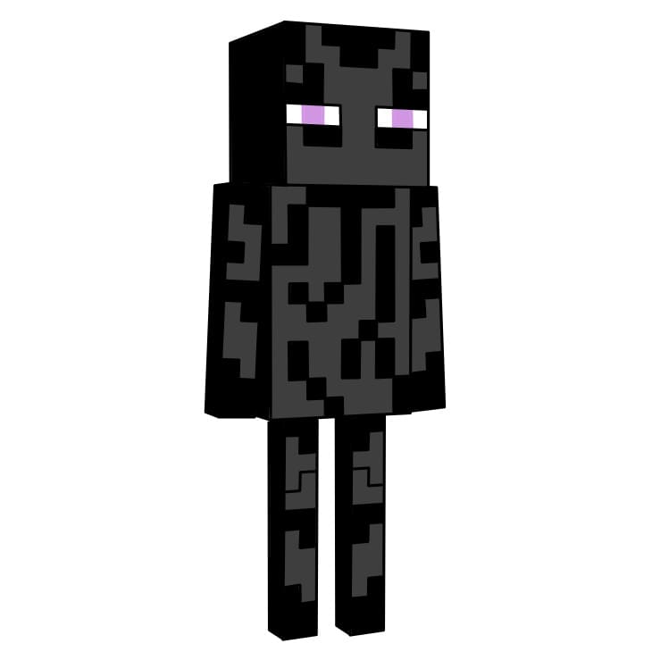 How-to-Draw-Enderman-Step-8 piirustus