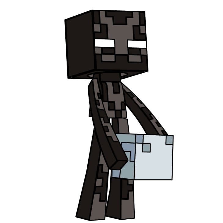 How-to-Draw-Enderman-Step-9 piirustus