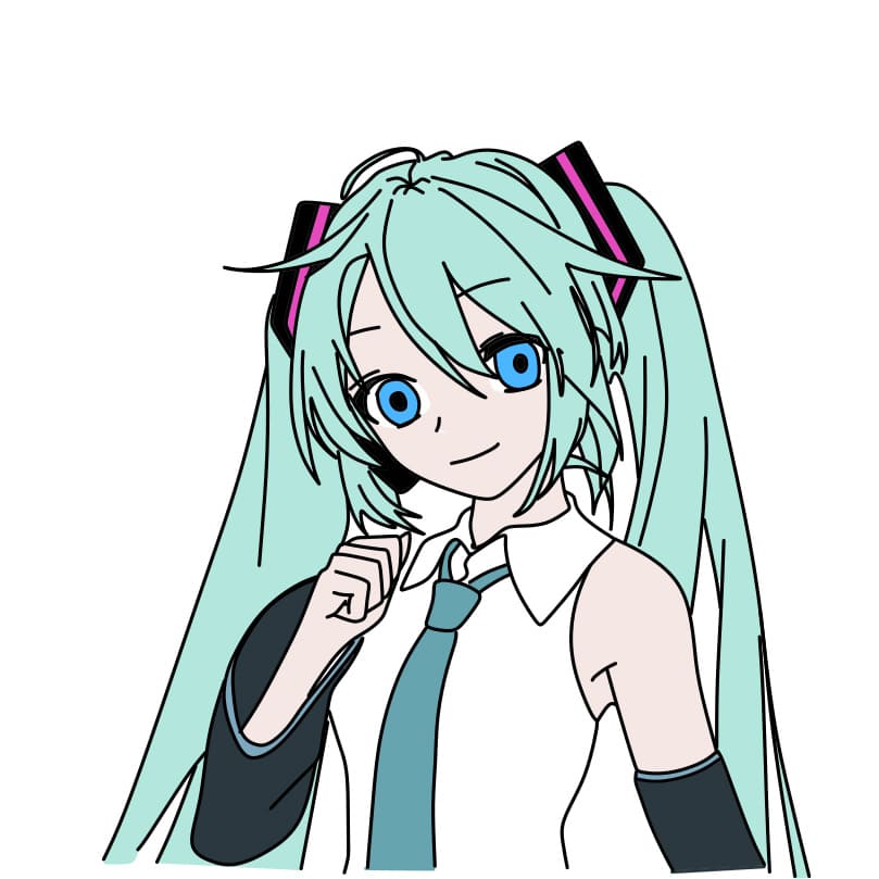 How-to-Draw-Hatsune-Miku-Step-8-2 piirustus