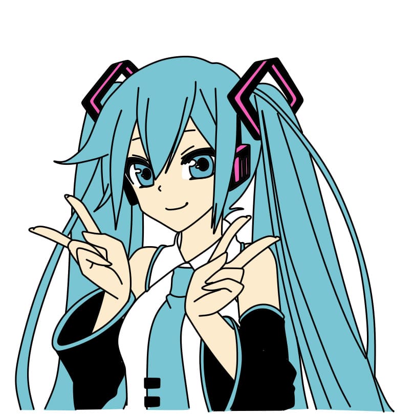 How-to-Draw-Hatsune-Miku-Step-9-1 piirustus