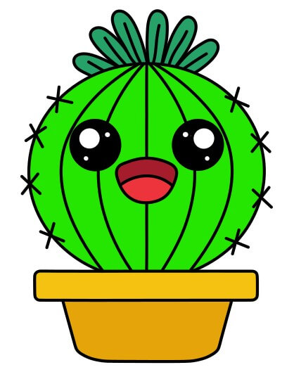 (10) Cactus 4 piirustus