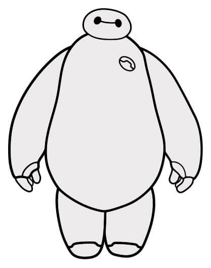 Baymax (8) piirustus