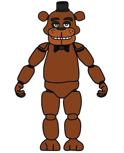 Freddy Fazbear 1 (13) piirustus