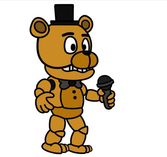 Freddy Fazbear 4 (12) piirustus