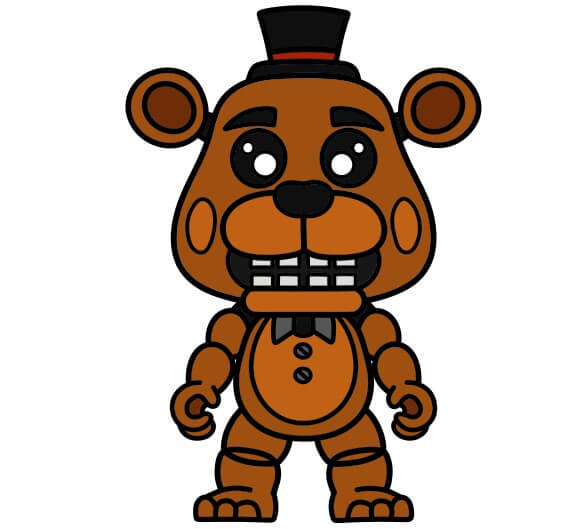 Freddy Fazbear piirustus