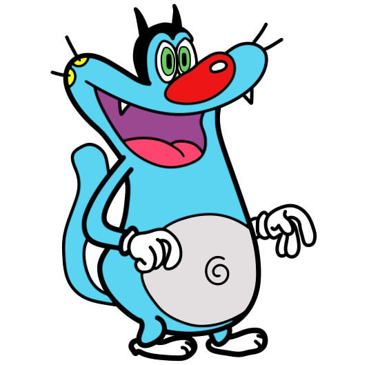 Oggy (9) piirustus