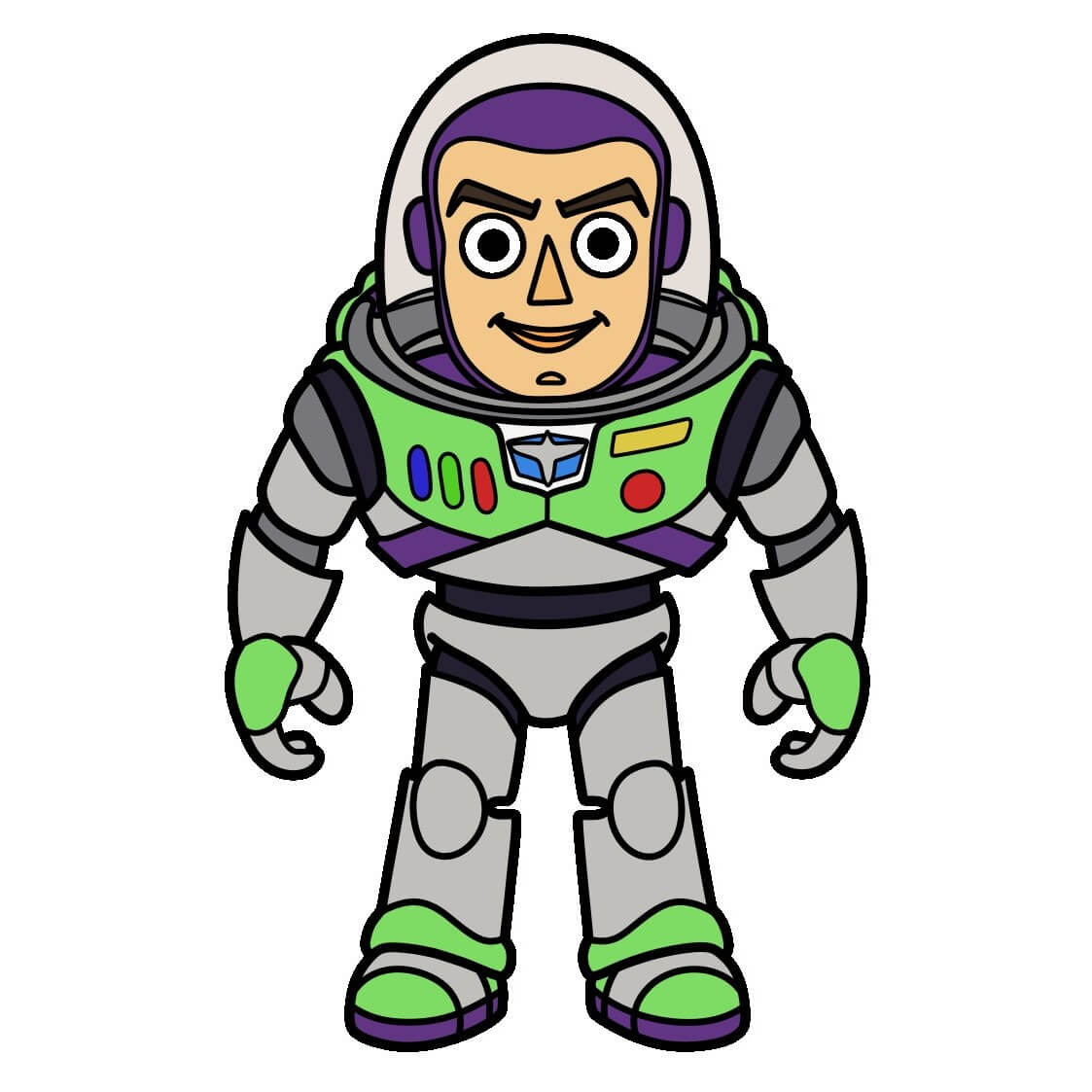 Buzz Lightyear 11 piirustus