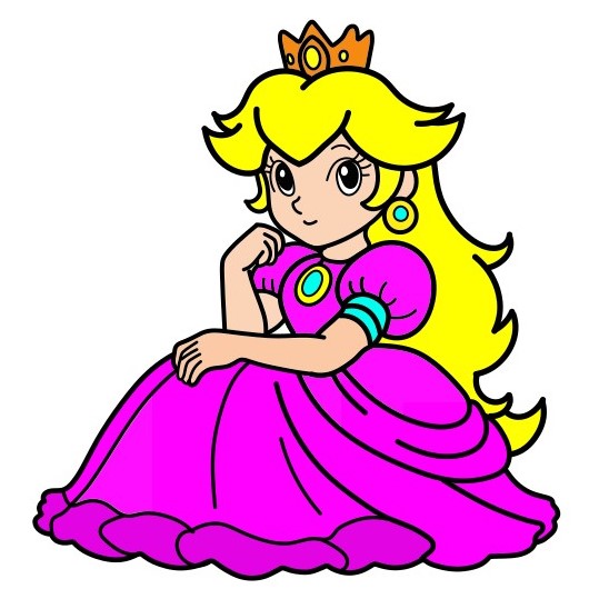 Princess Peach 2 (11) piirustus