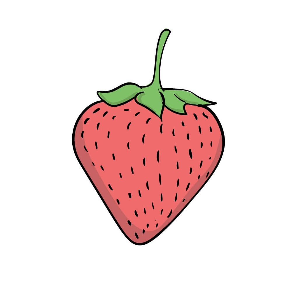 Strawberry (6) piirustus