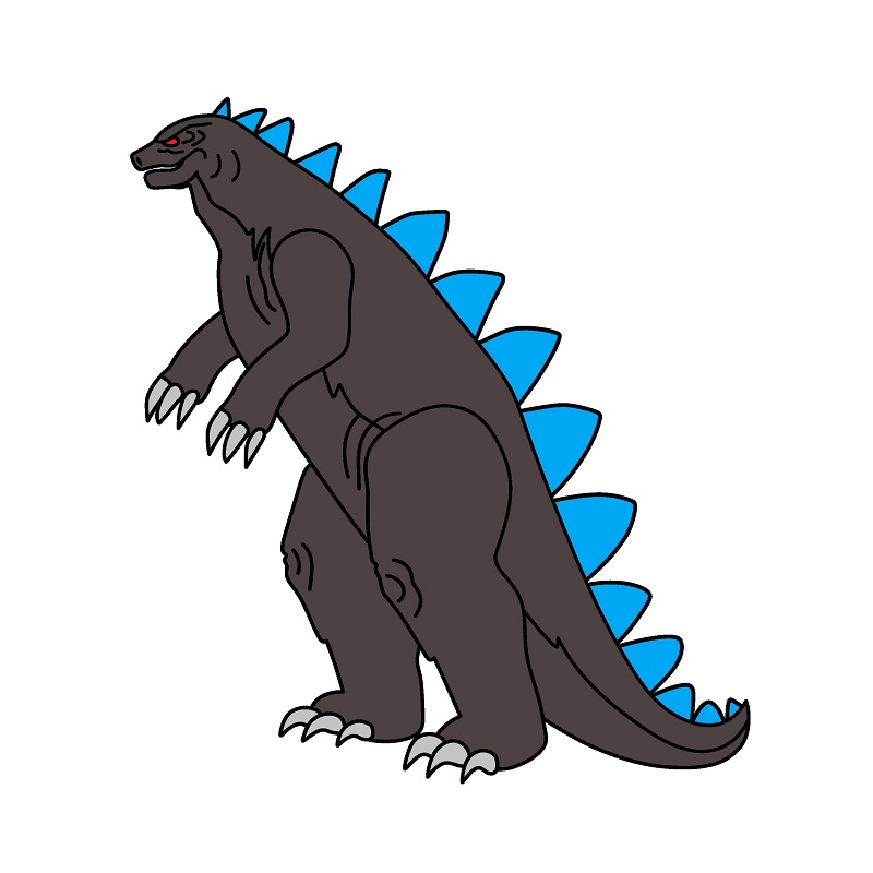 Godzilla 2 (9) piirustus