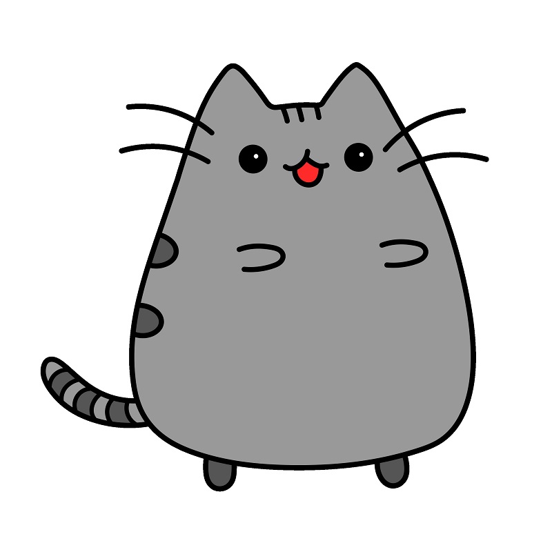 Pusheen 3 (7) piirustus