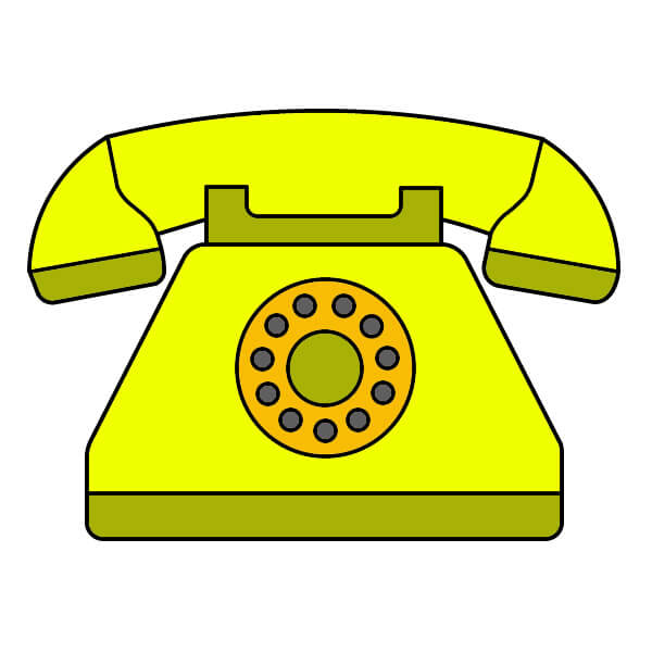 Puhelin piirustus