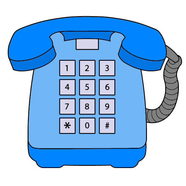 Puhelin 2-9 piirustus