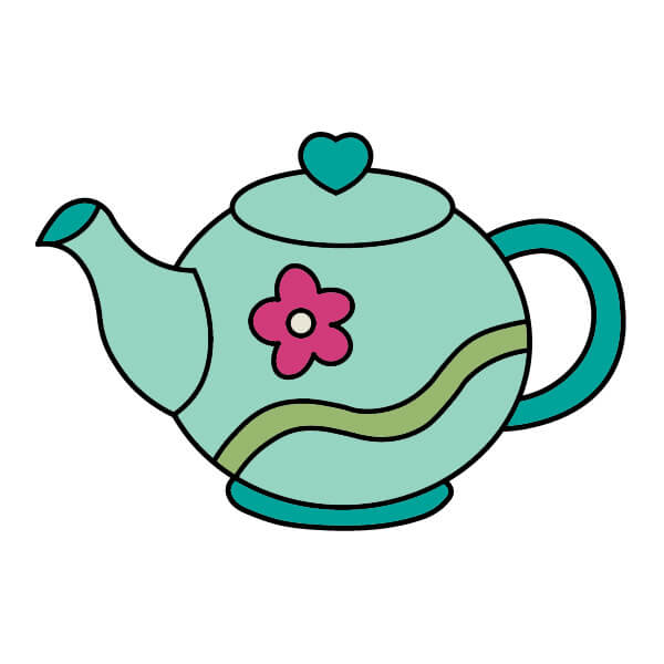 Teekannu piirustus