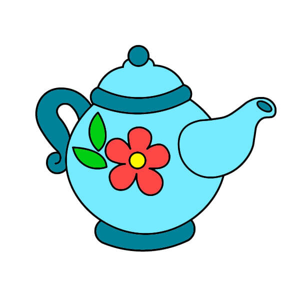 Teekannu 3-9 piirustus