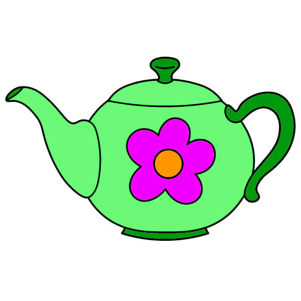 Teekannu 4-7 piirustus