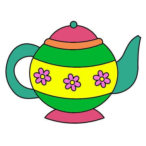 Teekannu 5-9 piirustus