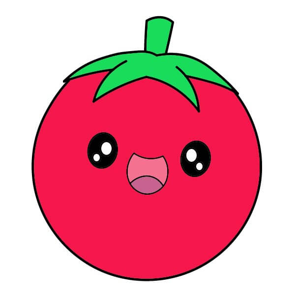 Tomaatti 5-6 piirustus