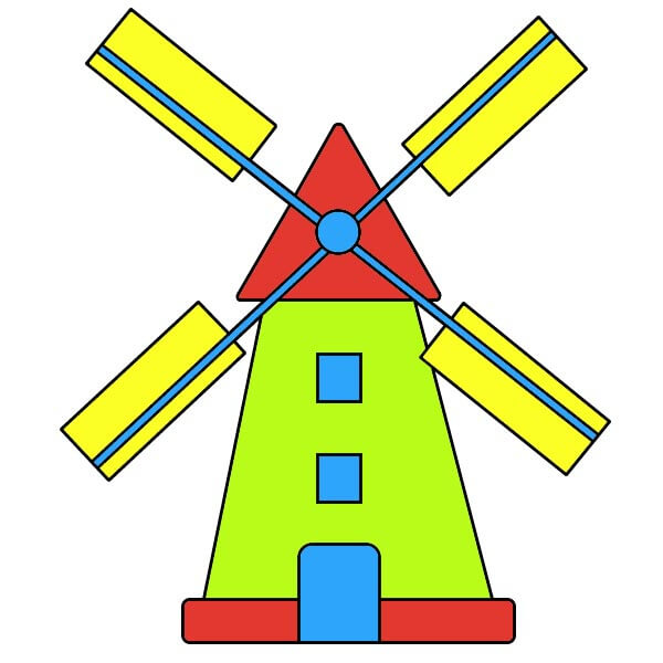 Tuulimyllyt piirustus