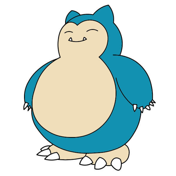 Snorlax  piirustus