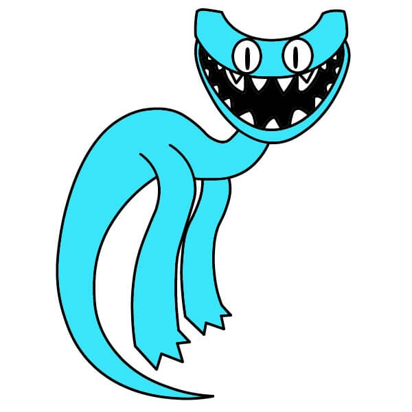 Cyan Rainbow Friends 9 piirustus