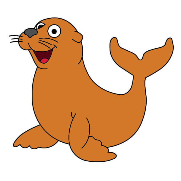 Merileijona 2-11 piirustus