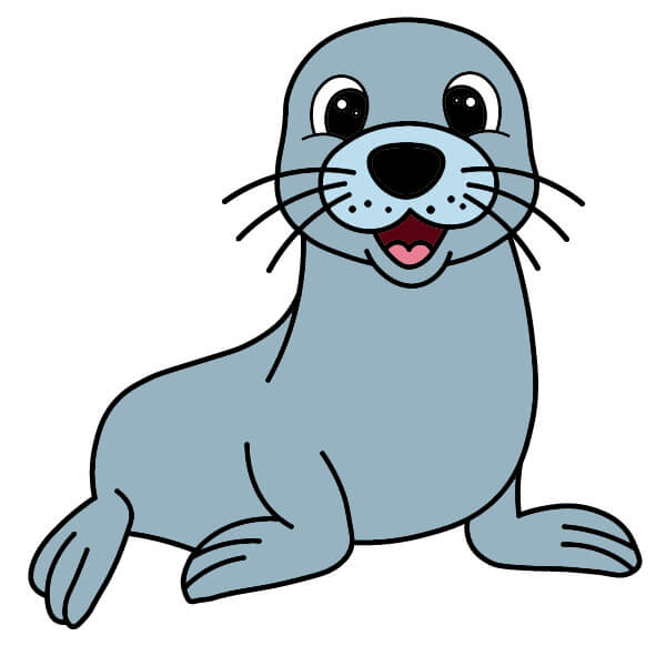 Merileijona 5-11 piirustus