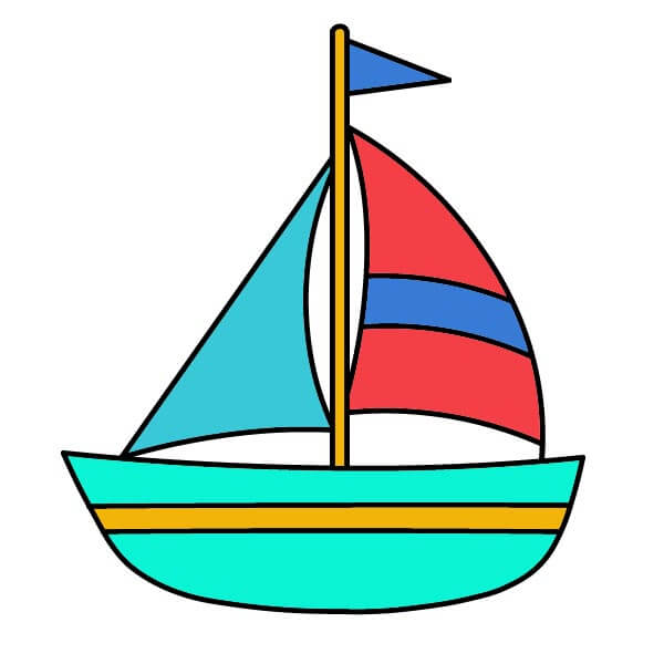 Purjevene 3-8 piirustus