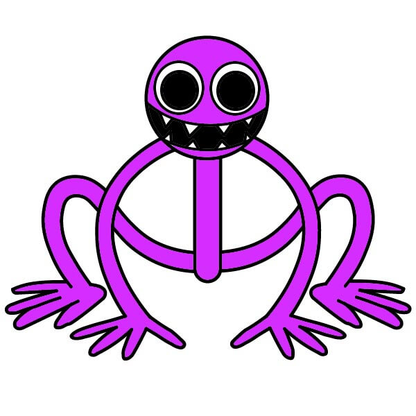 Rainbow Friends piirustus