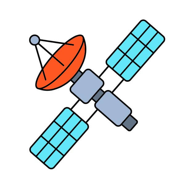 Satellite 4-8 piirustus
