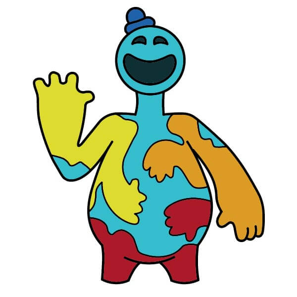 Doey the Doughman Poppy Playtime 10 piirustus