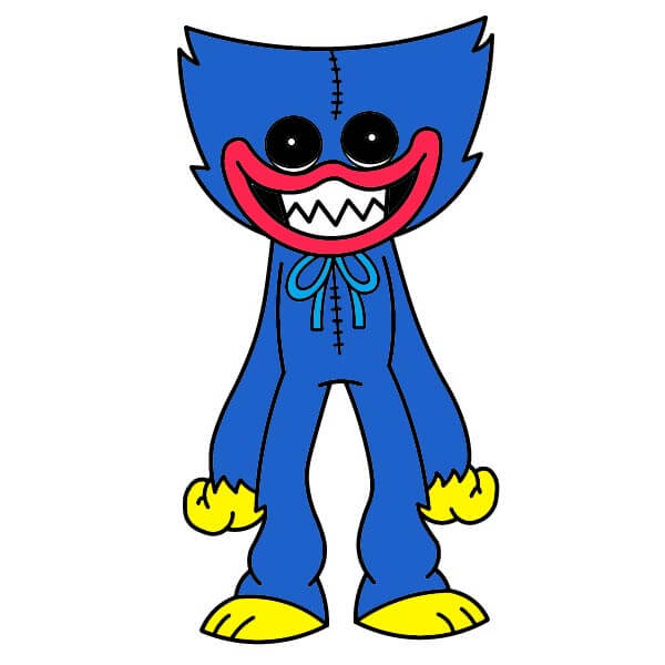 Huggy Wuggy Poppy Playtime 13 piirustus