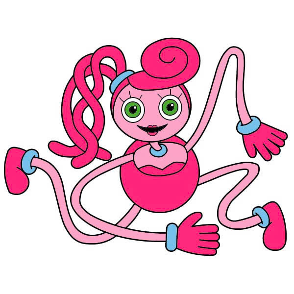 Mommy Long Legs Poppy Playtime 10 piirustus