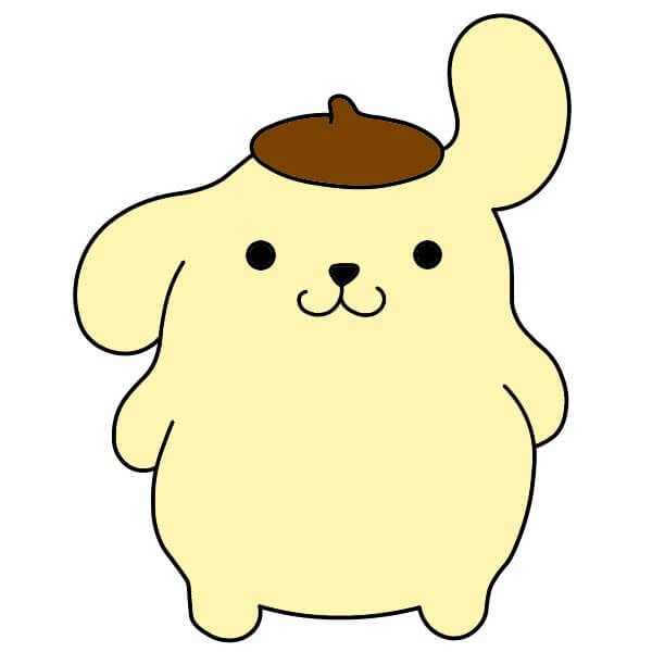 Pompompurin 2-7 piirustus
