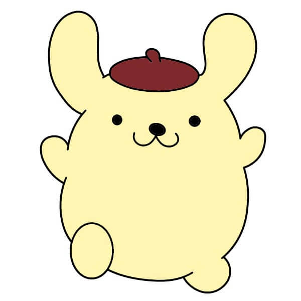 Pompompurin 3-9 piirustus