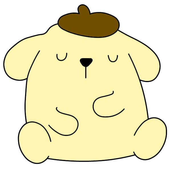 Pompompurin 4-9 piirustus