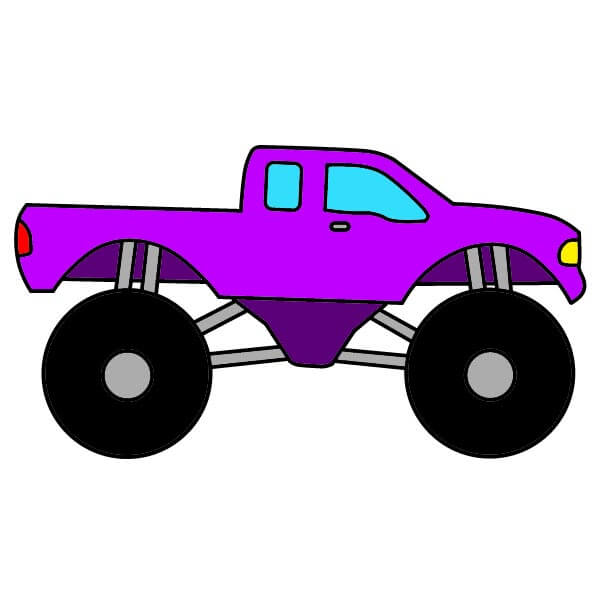Monster Truck 4-11 piirustus