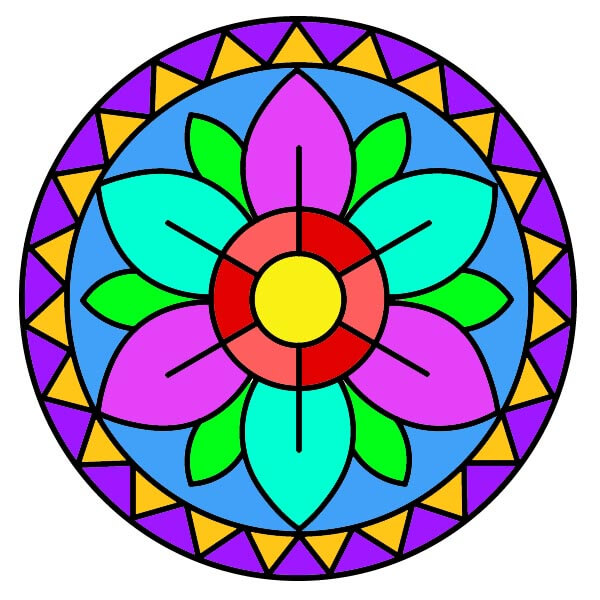 Mandala piirustus