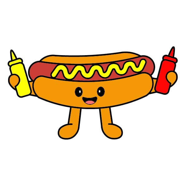 Hot Dog piirustus