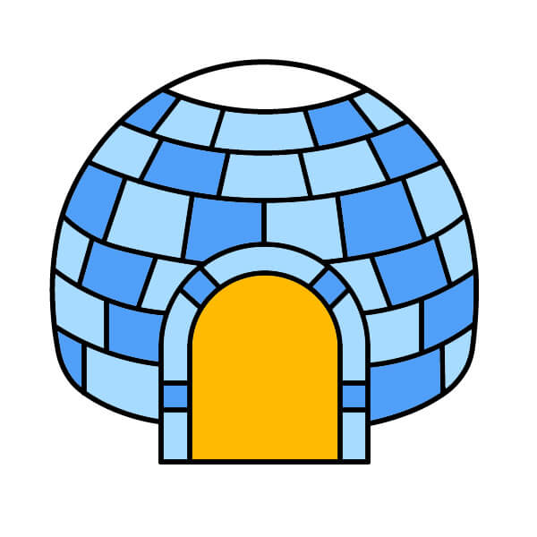 Iglu piirustus
