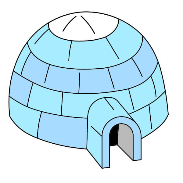 Iglu 4-8 piirustus