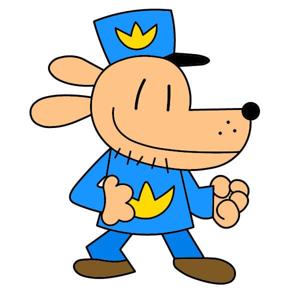 Dog Man piirustus