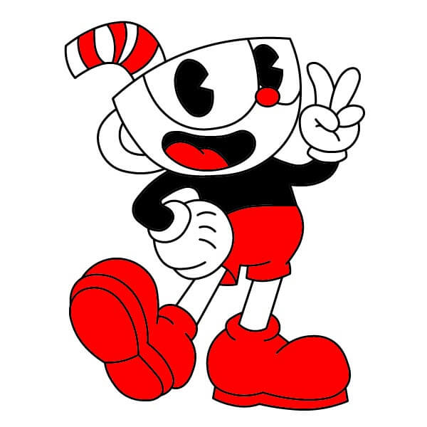 Cuphead piirustus