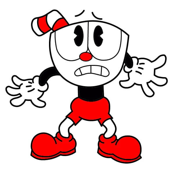 Cuphead 2-11 piirustus